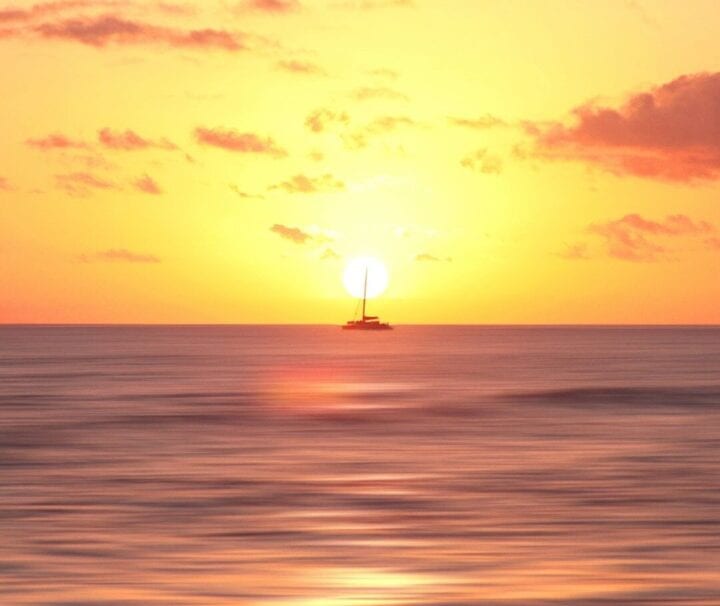 best sunset catamaran waikiki